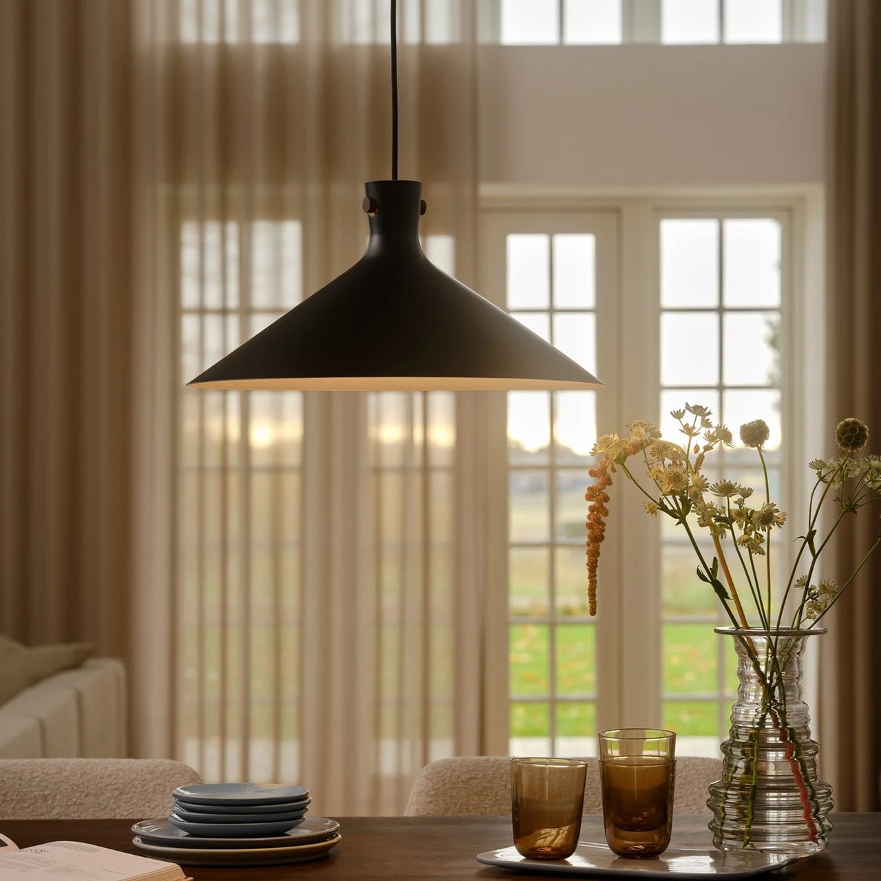 NORDLUX DORINA 45 TAKPENDEL SORT