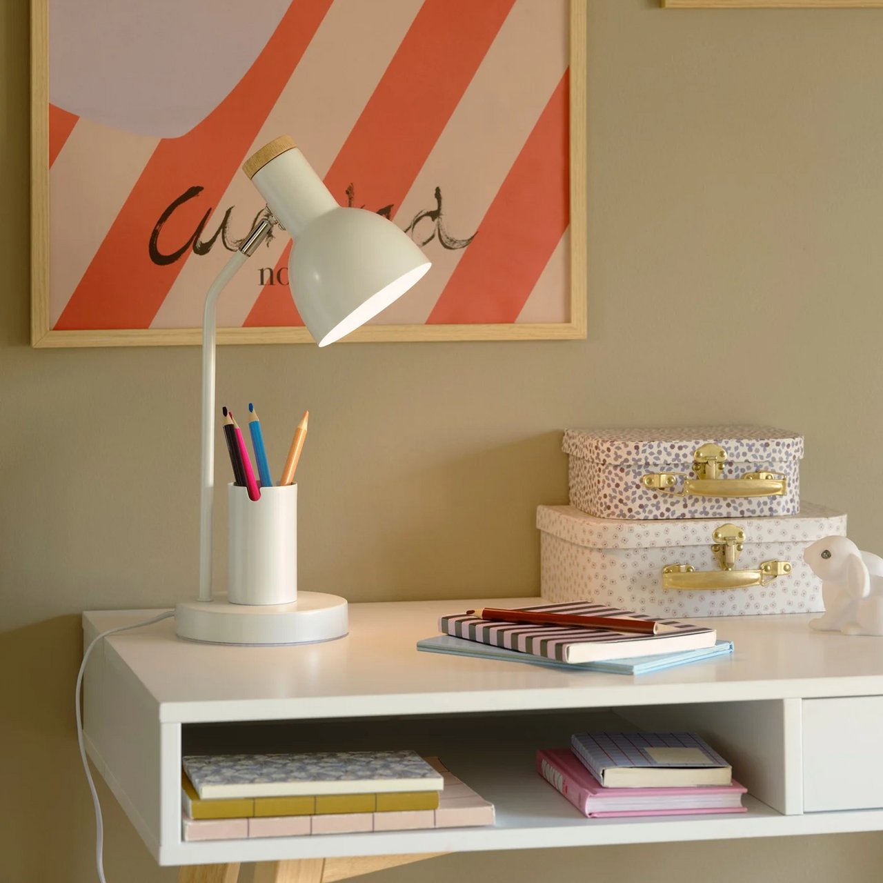 NORDLUX DEVONE BORDLAMPE HVIT NORDLUX DEVONE BORDLAMPE HVIT