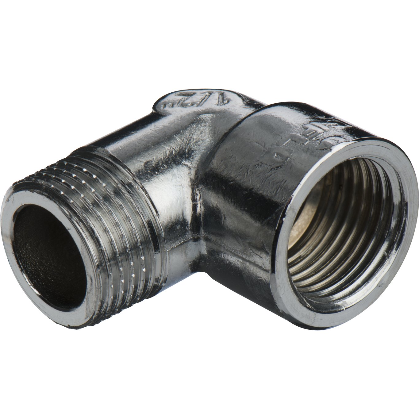 FIX-PRO VINKEL 90° 1/2" MUFFE/NIPPEL KROM