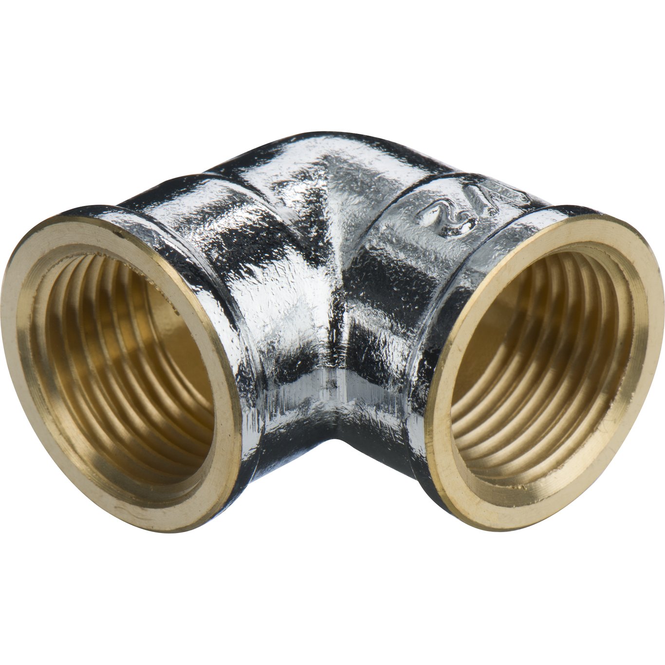 FIX-PRO VINKEL 90° 1/2" MUFFE/MUFFE KROM FIX-PRO VINKEL 90° 1/2" MUFFE/MUFFE KROM