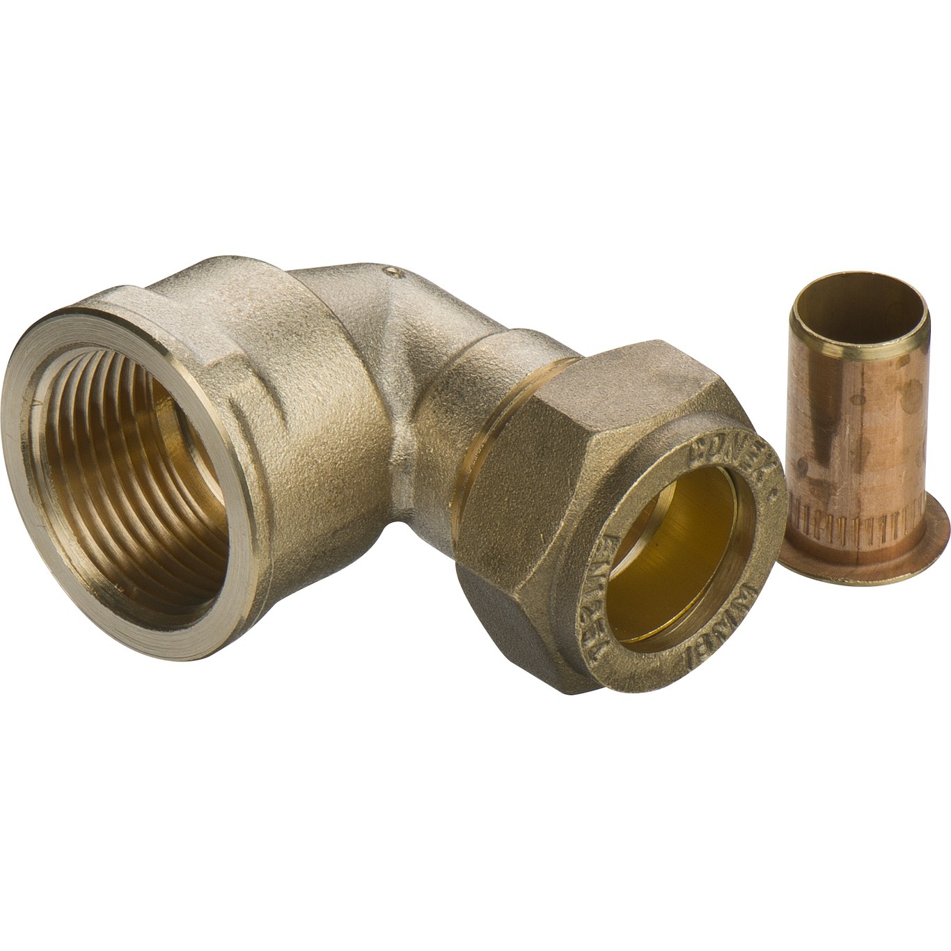 FIX-PRO VINKEL M/MUFFE 18MM X 3/4" TIL PEX-RØR FIX-PRO VINKEL M/MUFFE 18MM X 3/4" TIL PEX-RØR