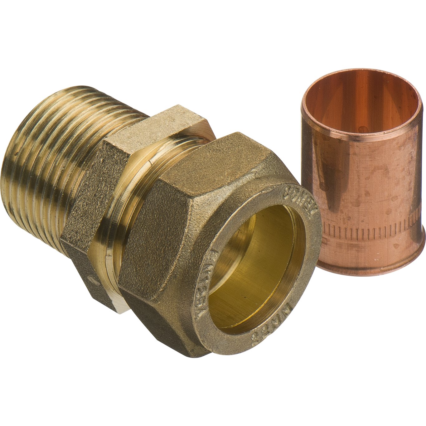 FIX-PRO TIPPUNION 22MM X 3/4" TIL KOBBERRØR