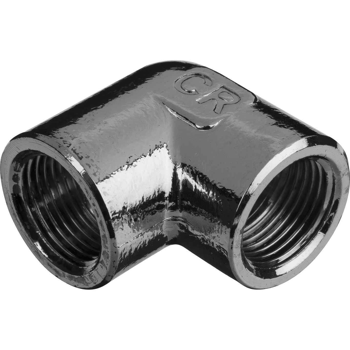 FIX-PRO VINKEL 90° 3/8" MUFFE/MUFFE KROM