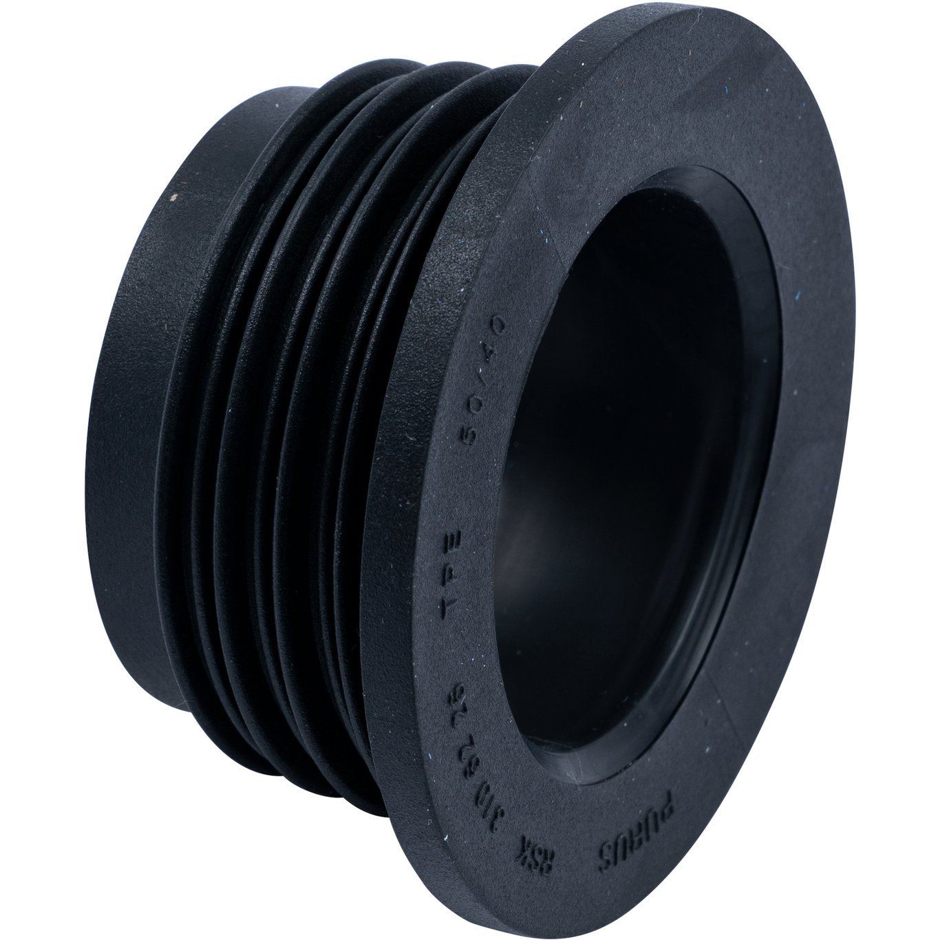 GUMMINIPPEL EPDM SORT 50/40MM