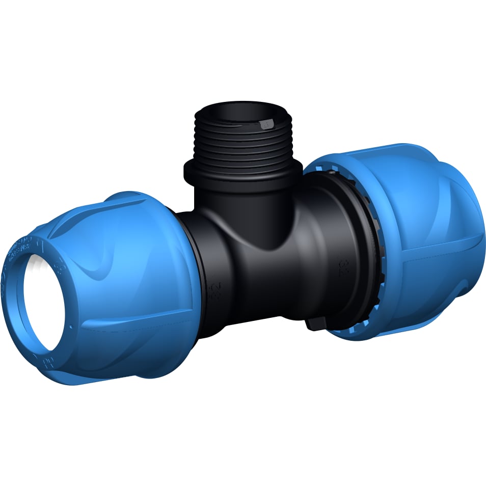 GF PEM-KOBLING T-RØR 25MM 3/4" UTVENDIGE GJENGER GF PEM-KOBLING T-RØR 25MM 3/4" UTVENDIGE GJENGER