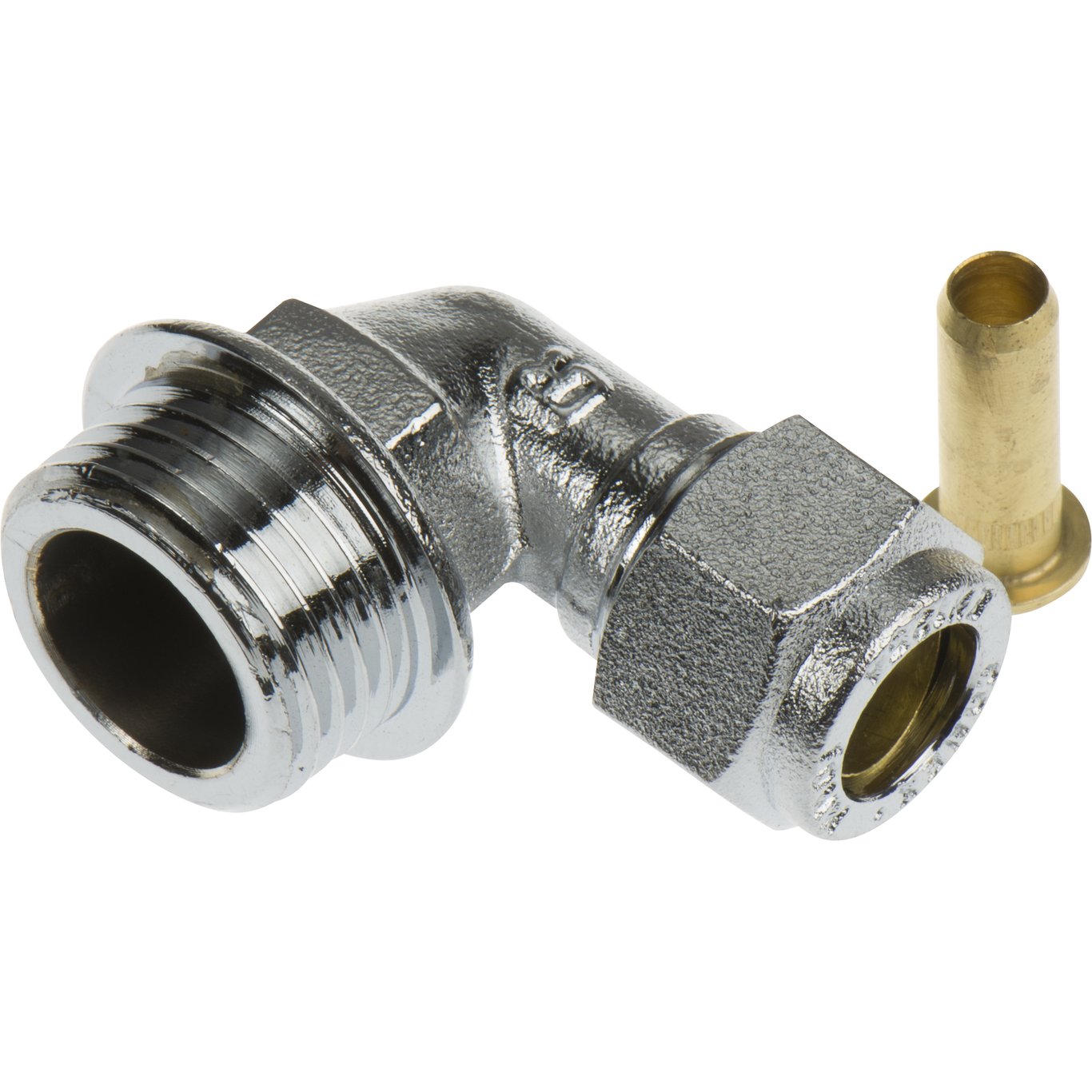 FIX-PRO VINKEL M/NIPPEL 10MM X 1/2" TIL PEX-RØR FORKROMMET FIX-PRO VINKEL M/NIPPEL 10MM X 1/2" TIL PEX-RØR FORKROMMET
