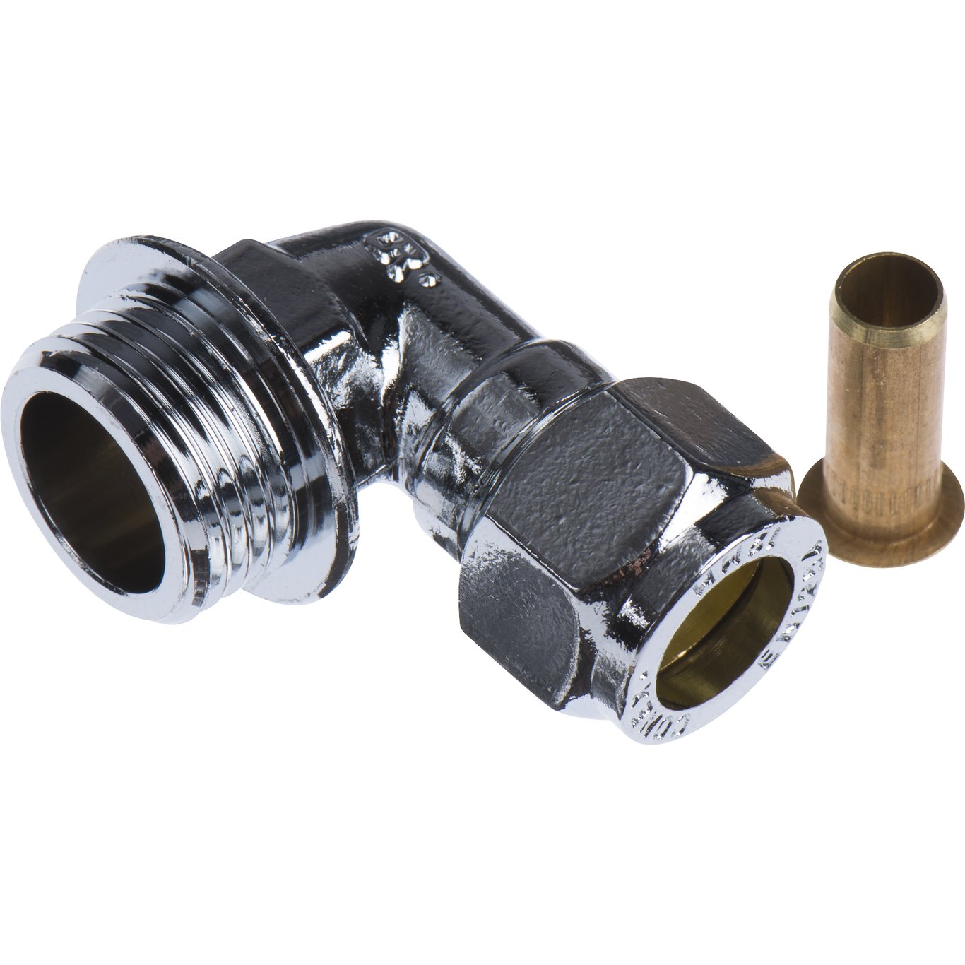 FIX-PRO VINKEL M/NIPPEL 12MM X 1/2" TIL PEX-RØR FORKROMMET FIX-PRO VINKEL M/NIPPEL 12MM X 1/2" TIL PEX-RØR FORKROMMET