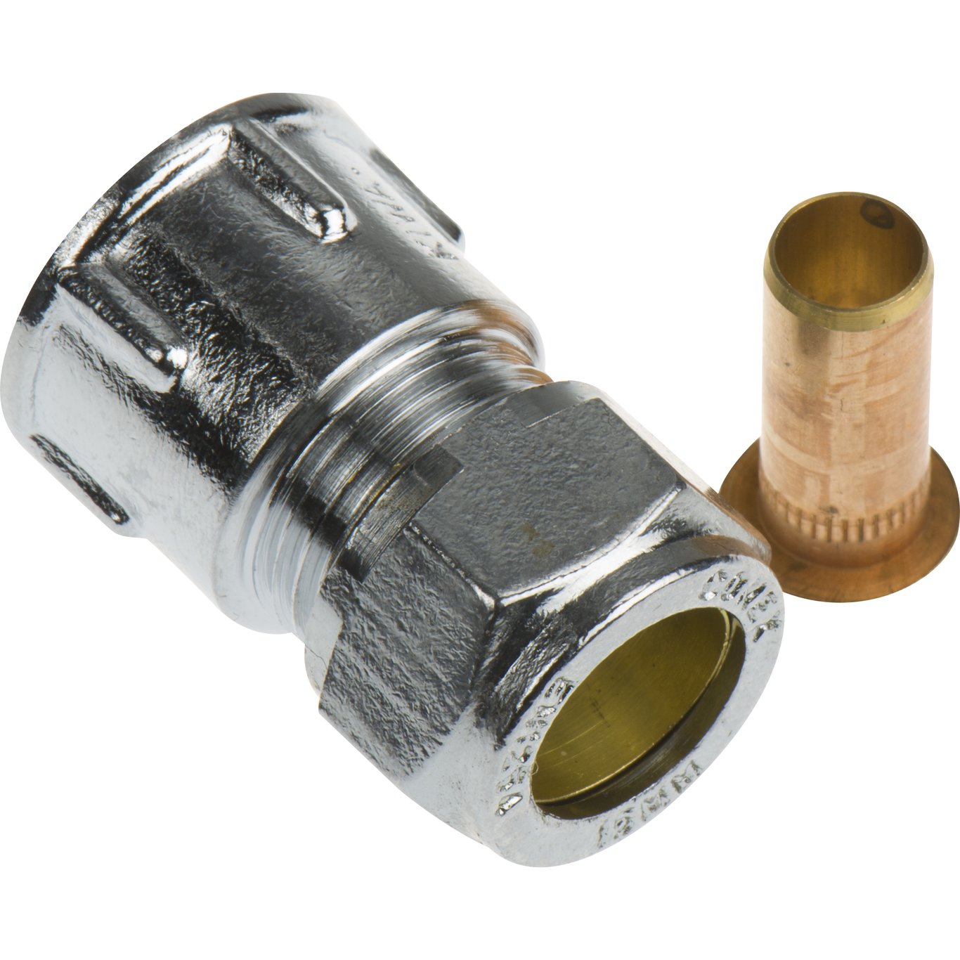 FIX-PRO UNION 15MM X 1/2" TIL PEX-RØR FORKROMMET FIX-PRO UNION 15MM X 1/2" TIL PEX-RØR FORKROMMET