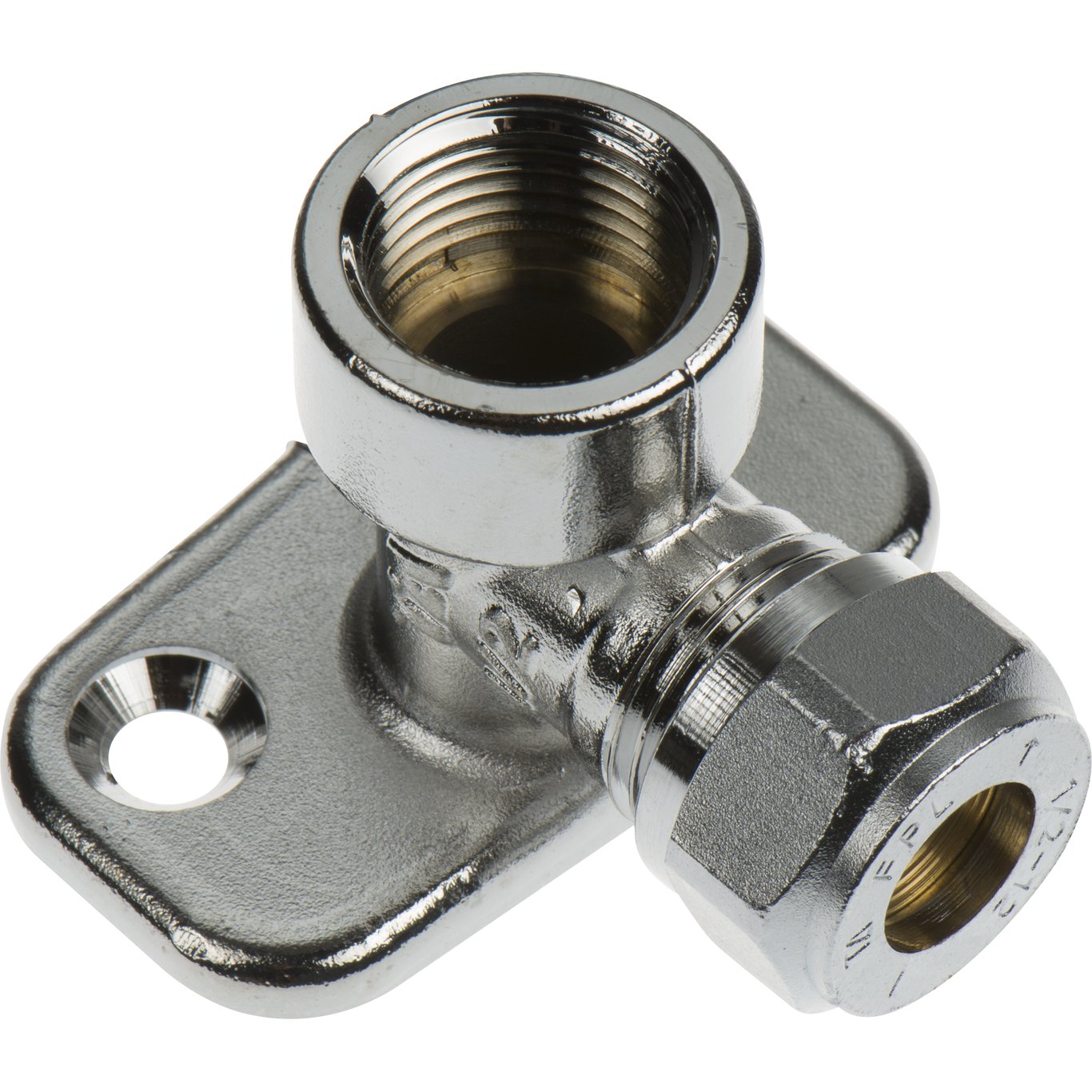 FIX-PRO PLATEALBU MED MUFFE 12MM X 1/2" TIL PEX/KOBBERRØR FIX-PRO PLATEALBU MED MUFFE 12MM X 1/2" TIL PEX/KOBBERRØR