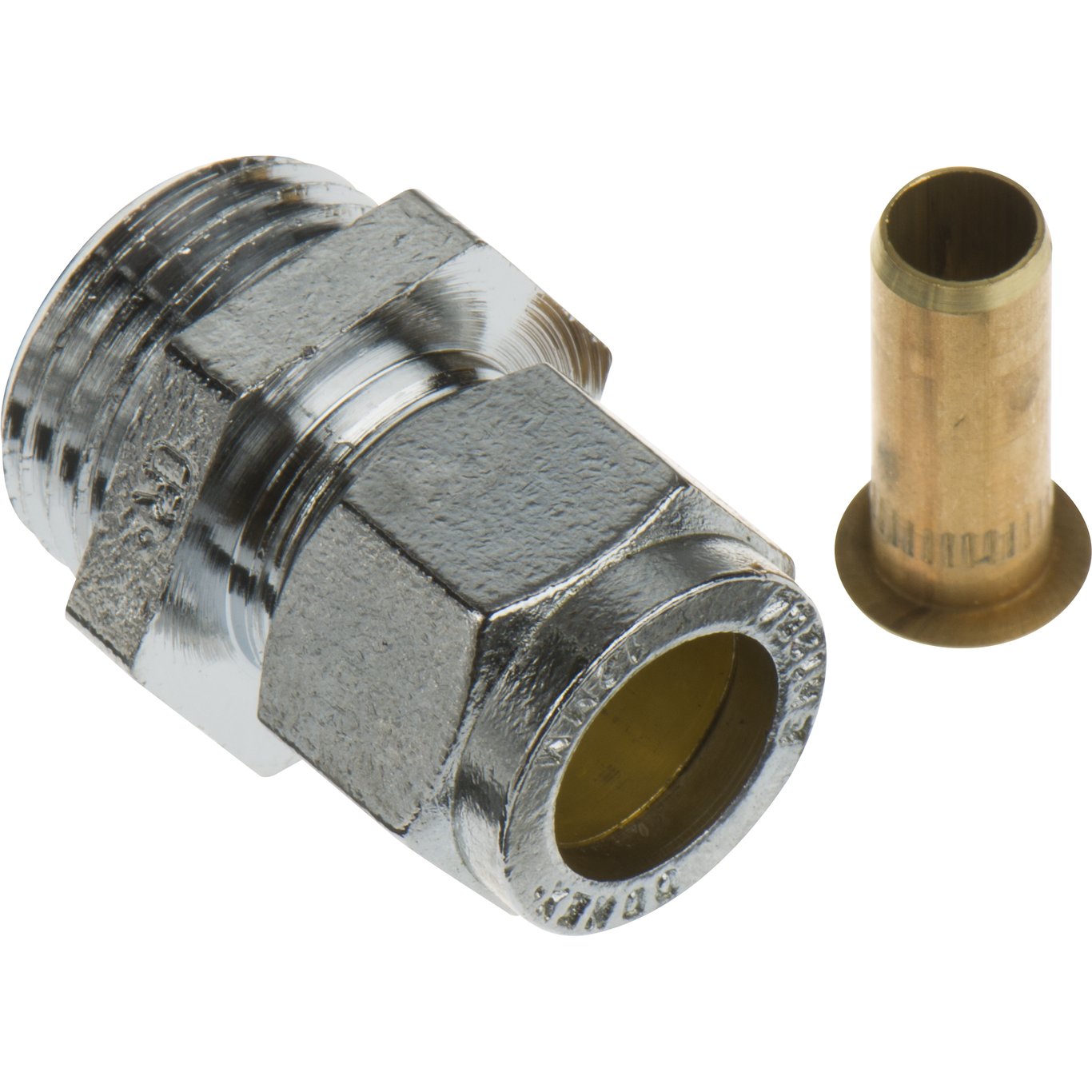 FIX-PRO TIPPUNION 12MM X 1/2" TIL PEX-RØR FORKROMMET