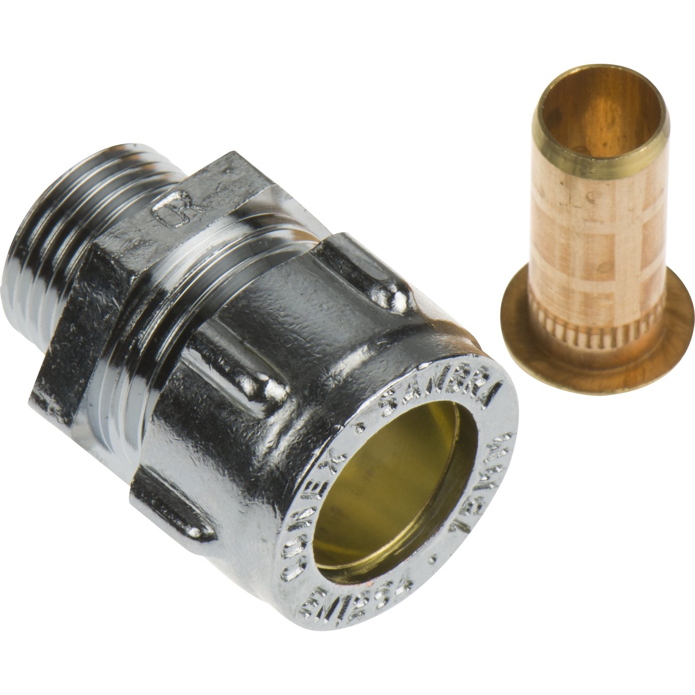 FIX-PRO TIPPUNION 15MM X 3/8" TIL PEX-RØR FORKROMMET FIX-PRO TIPPUNION 15MM X 3/8" TIL PEX-RØR FORKROMMET