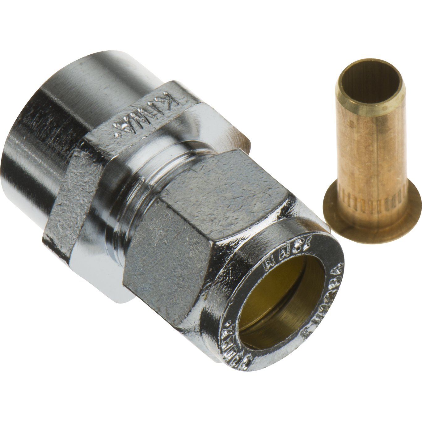 FIX-PRO UNION 12MM X 3/8" TIL PEX-RØR FORKROMMET FIX-PRO UNION 12MM X 3/8" TIL PEX-RØR FORKROMMET