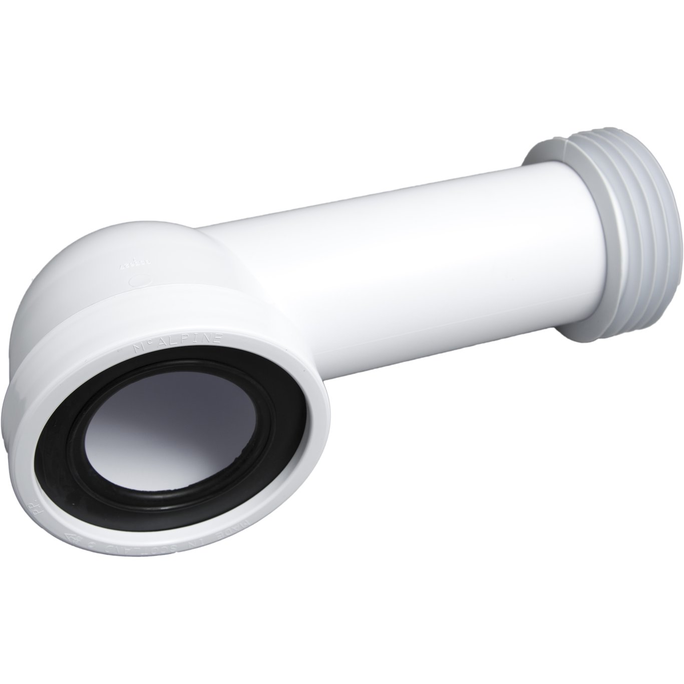 KAPPBART KLOSETTBEND Ø110MM 90° 280MM HVIT KAPPBART KLOSETTBEND Ø110MM 90° 280MM HVIT