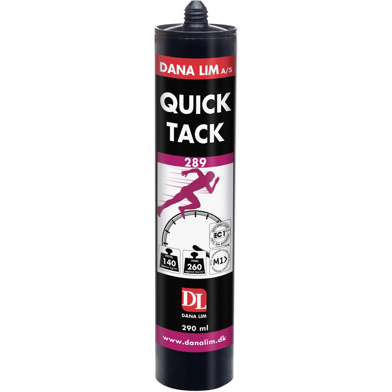 QUICK TACK 289 HVIT 290 ML