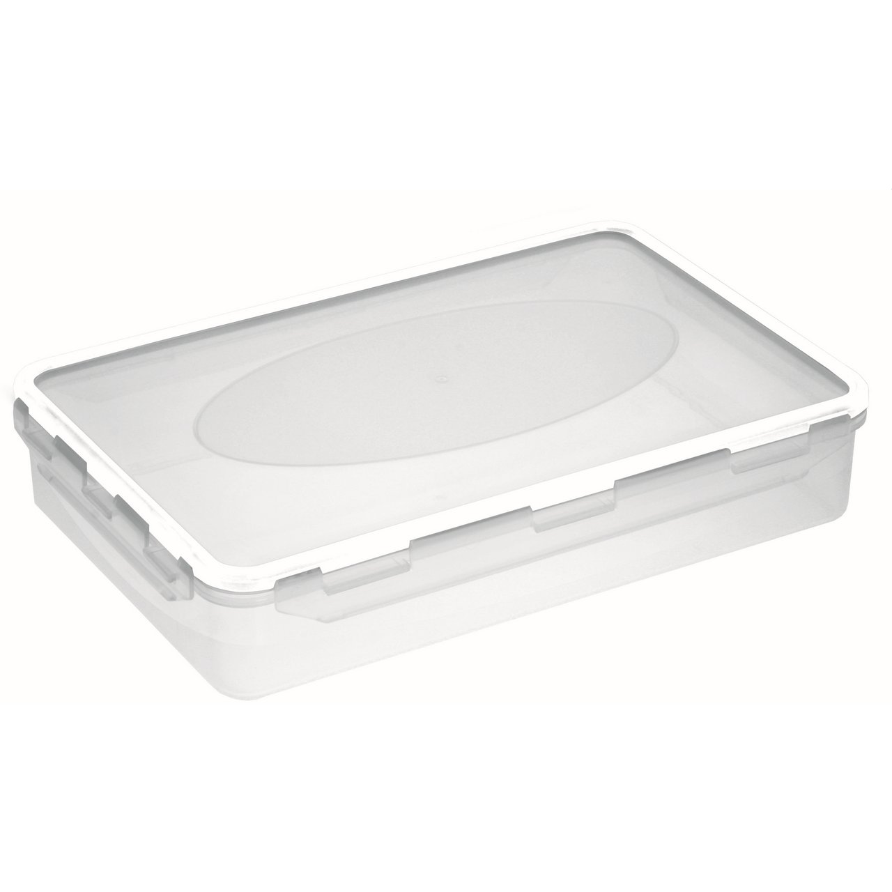 LUFTTETT BOKS TRANSPARENT 2.3L HVIT LUFTTETT BOKS TRANSPARENT 2.3L HVIT