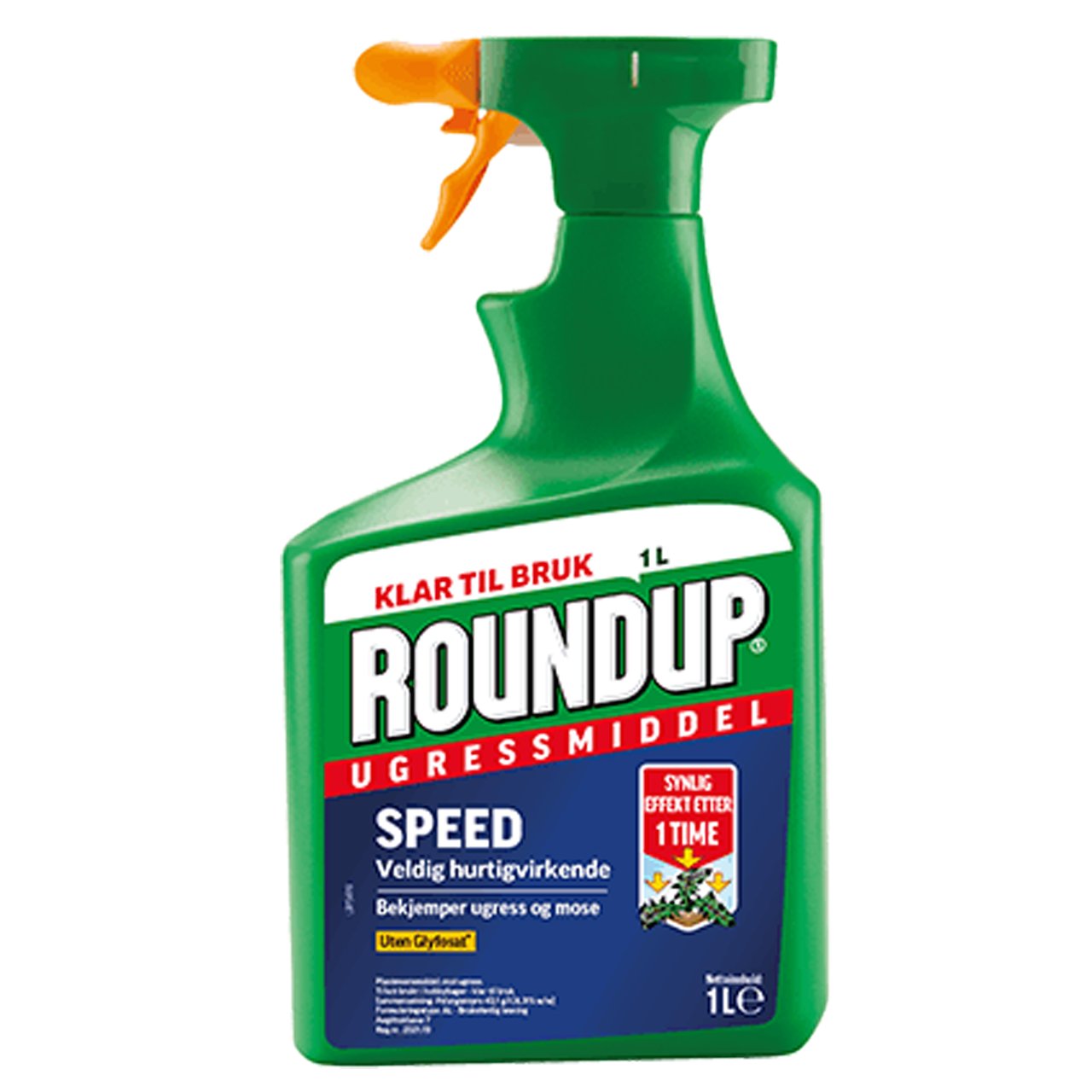 ROUNDUP SPEED PA 1 LITER KLAR TIL BRUK ROUNDUP SPEED PA 1 LITER KLAR TIL BRUK