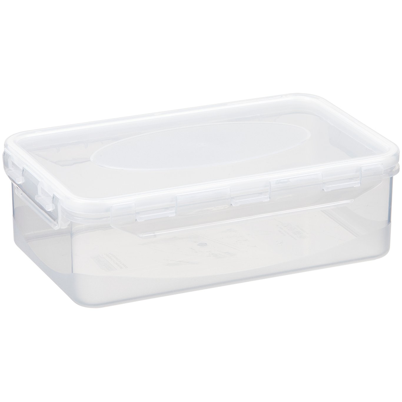 LUFTTETT BOKS TRANSPARENT 1,3 L HVIT LUFTTETT BOKS TRANSPARENT 1,3 L HVIT