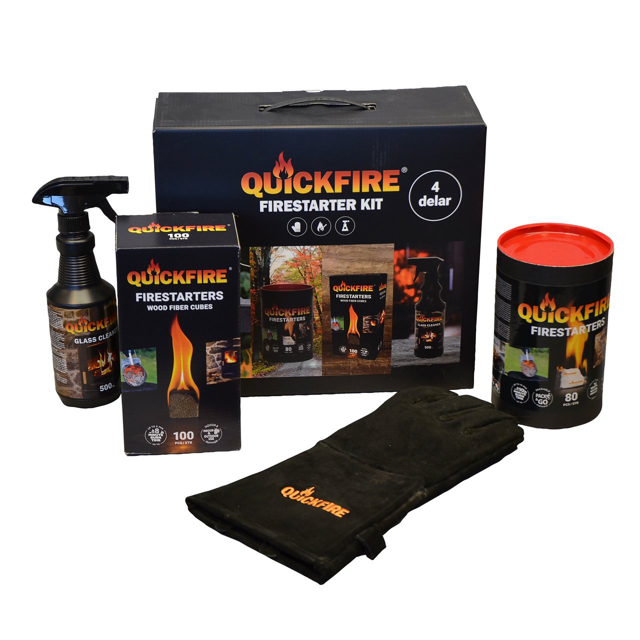 QUICKFIRE OPPTENNINGSSETT 4 DELER