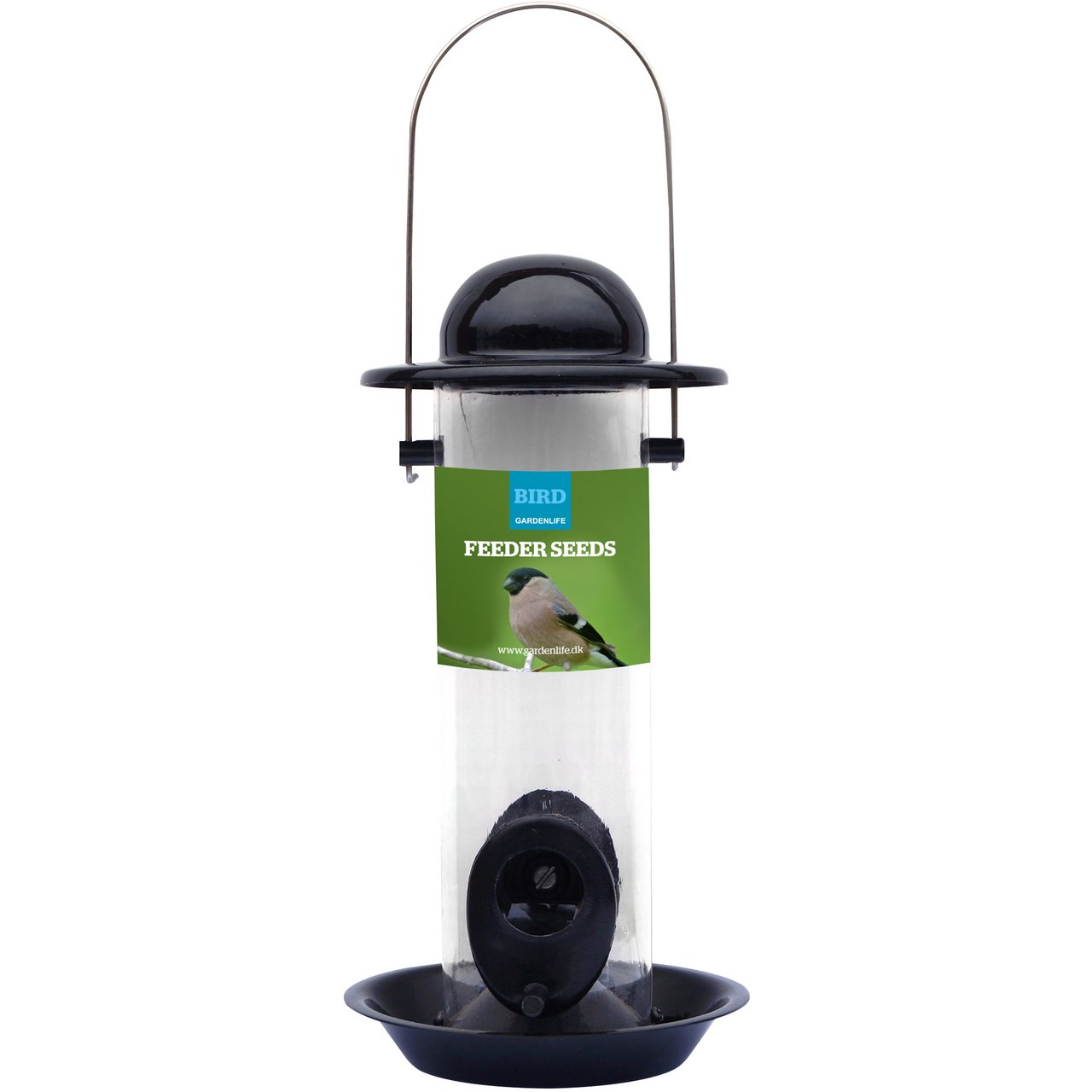 BIRD FUGLEMATER FOR VILLFUGLEFRØ SORT STÅL