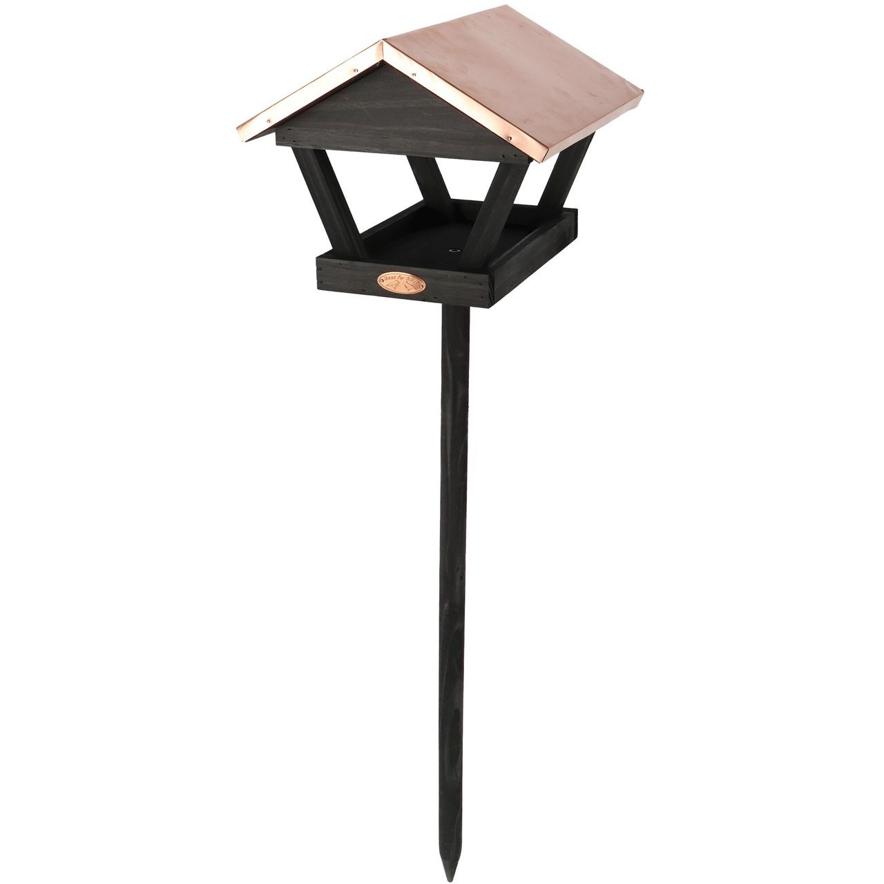 BIRD FUGLEBORD SVART/KOBBER