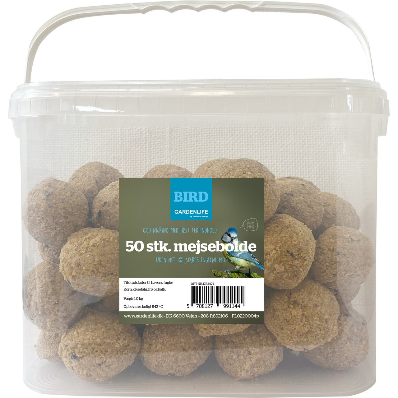 BIRD FUGLEBOLLER 50 STK U/NETT I BØTTE BIRD FUGLEBOLLER 50 STK U/NETT I BØTTE