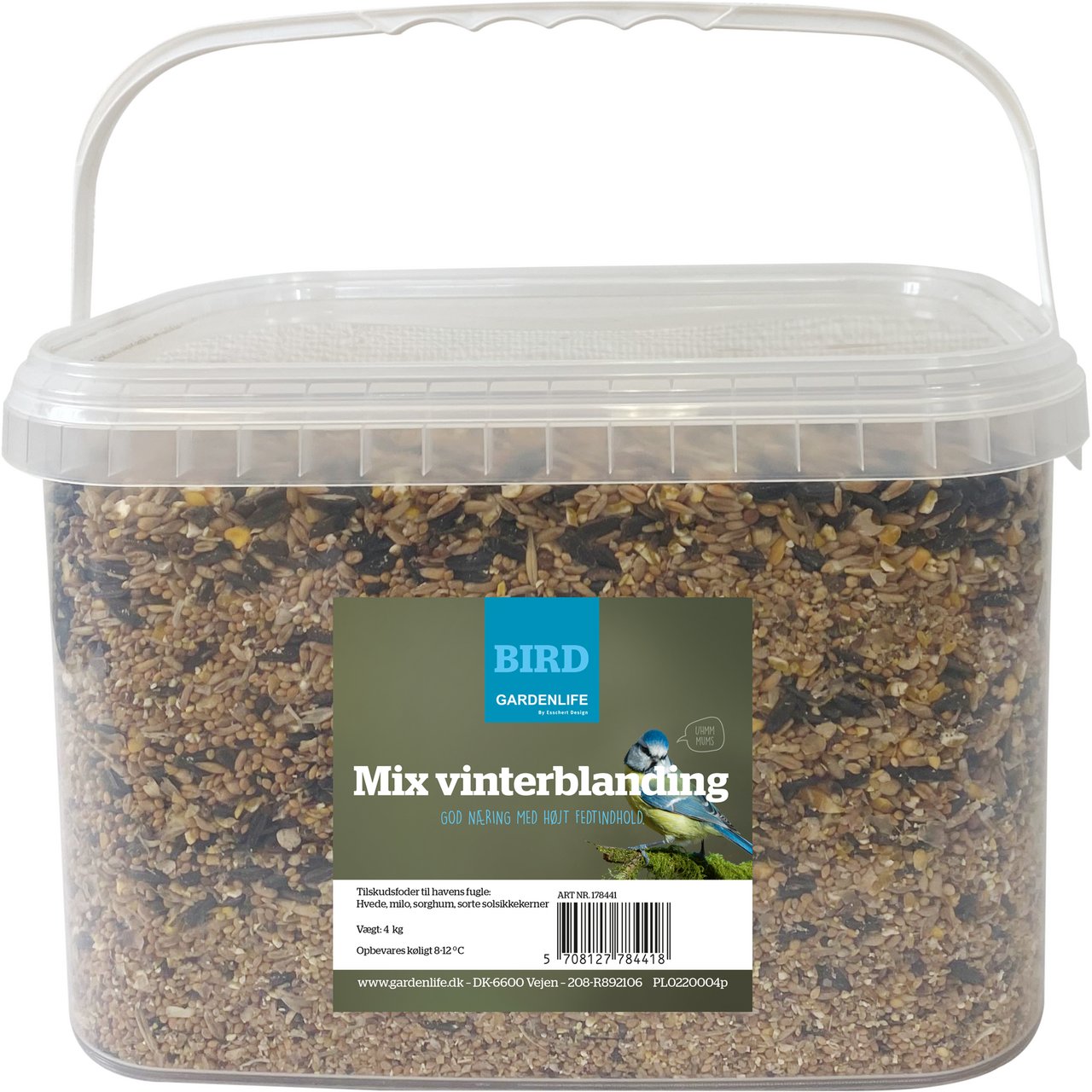 BIRD VINTERFRØBLANDING 4 KG I BØTTE