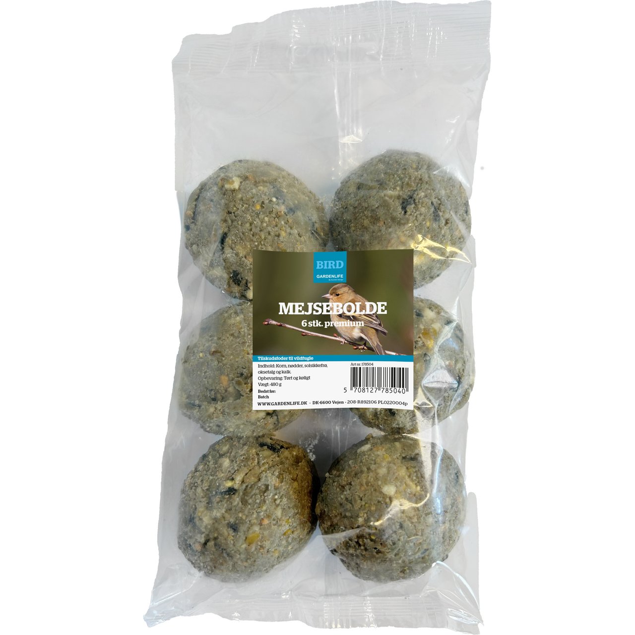 BIRD PREMIUM FUGLEBOLLER 6 STK