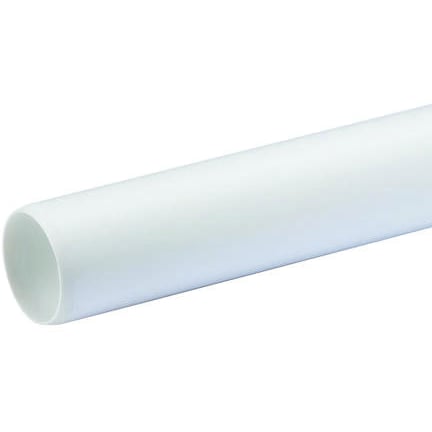 WAVIN WAFIX AVLØPSRØR PP U/MUFFE HVIT 40X3000MM