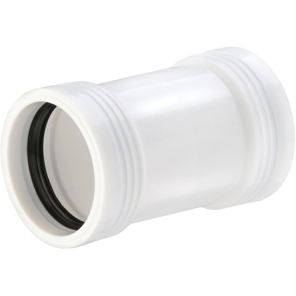 WAVIN 40MM WAFIX PP DOBBELTMUFFE HVIT