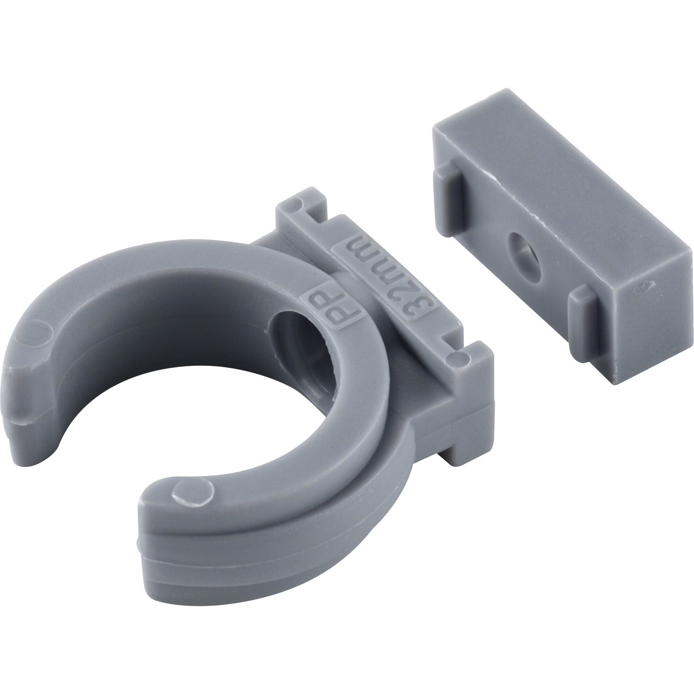 WAVIN GRÅ RØRKLAMMER 75MM