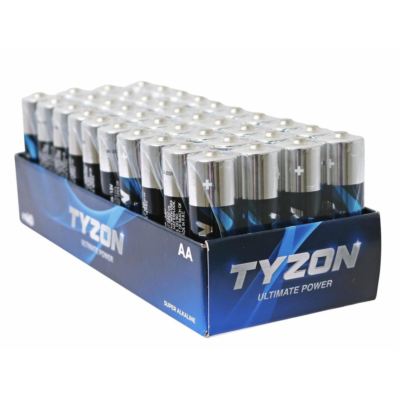 TYZON ALKALISKE AA-BATTERIER 40-PK TYZON ALKALISKE AA-BATTERIER 40-PK