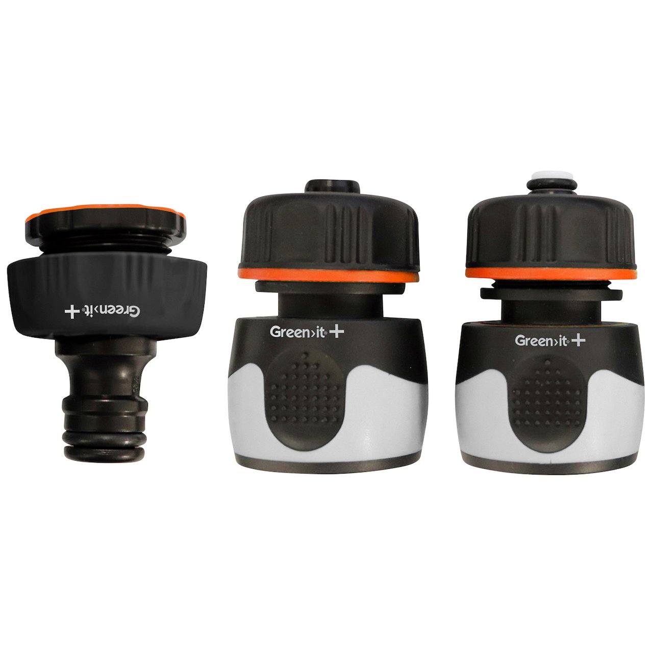 HOME it GARDEN PREMIUM slangekoblinger sett med 3 deler