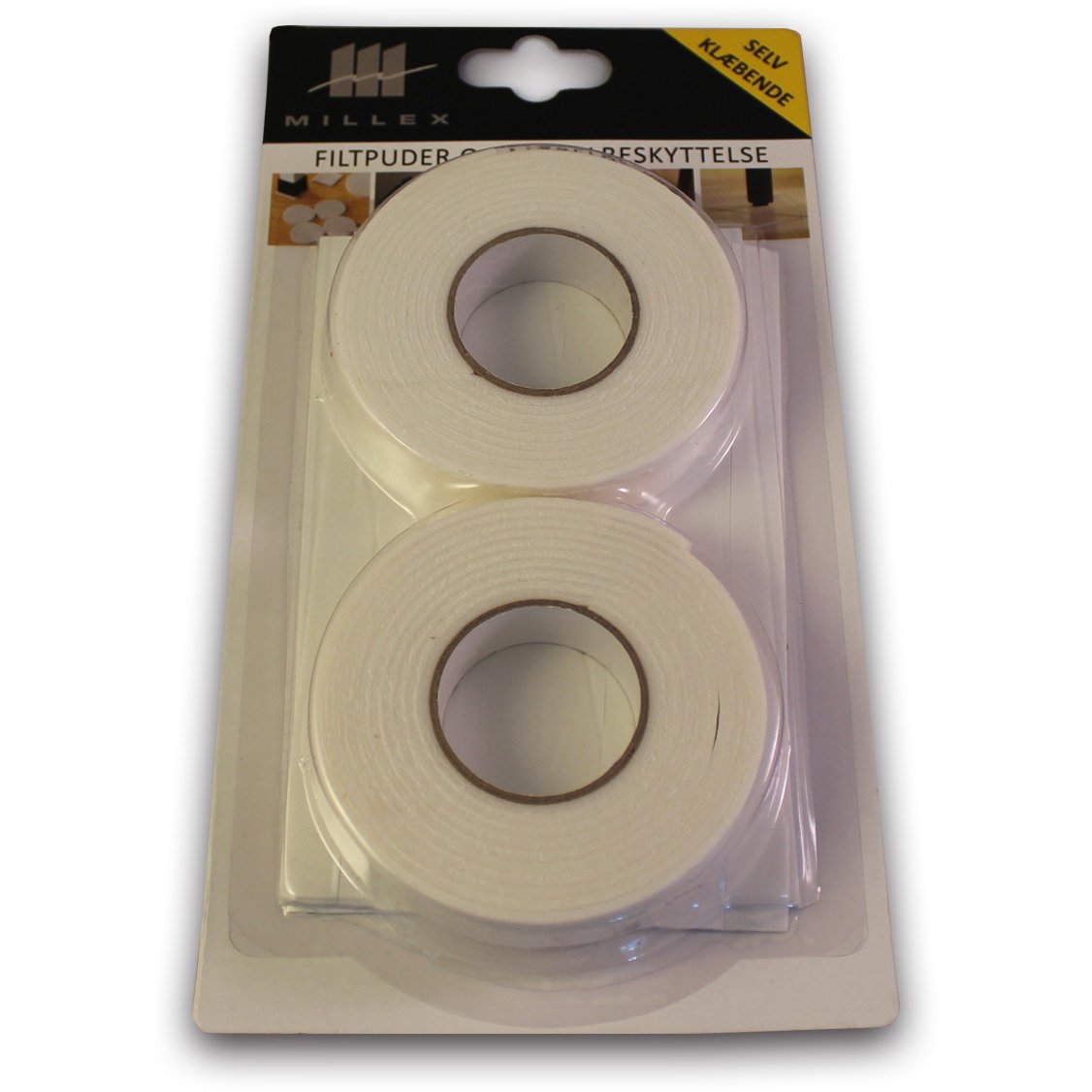 MILLEX 2 STK SKUMTAPE OG SKUMKNOTTER 240X130X22 MM MILLEX 2 STK SKUMTAPE OG SKUMKNOTTER 240X130X22 MM