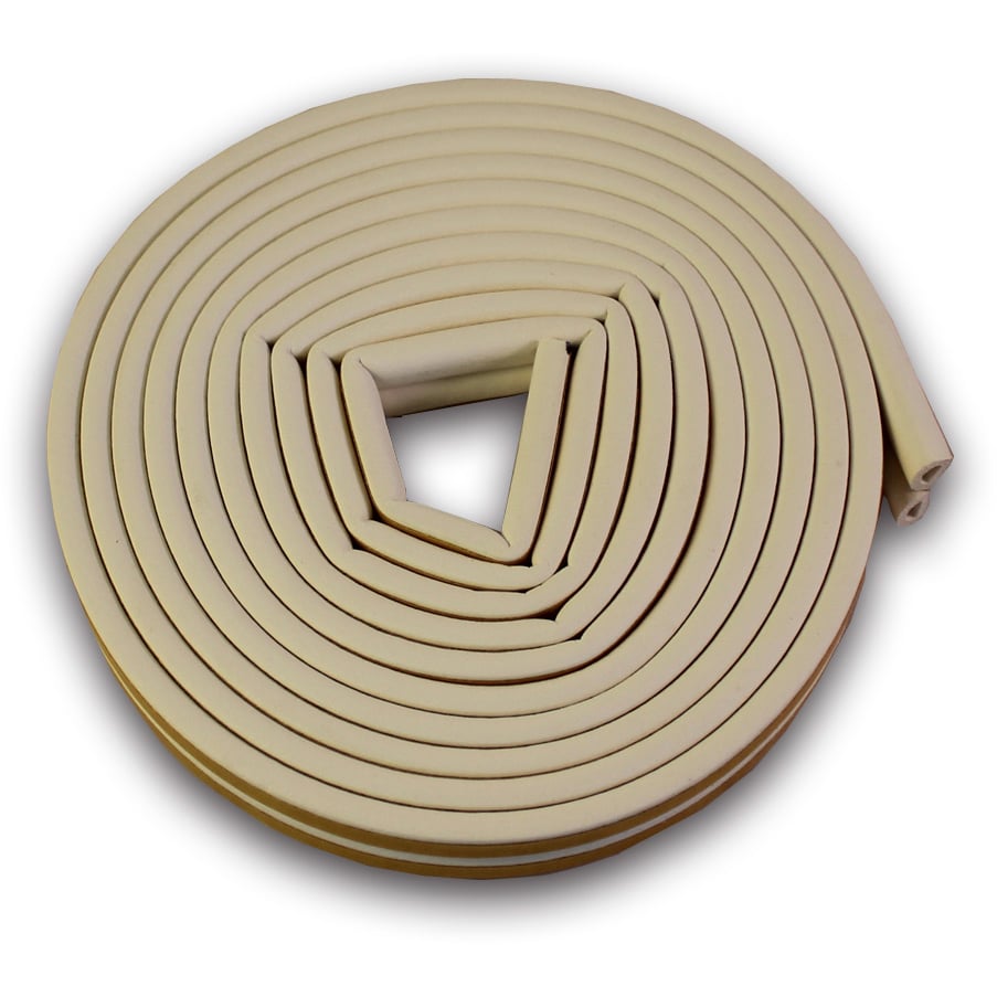 MILLEX TETNINGSLIST 6 MTR D-PROFIL 9X6MM HVIT MILLEX TETNINGSLIST 6 MTR D-PROFIL 9X6MM HVIT