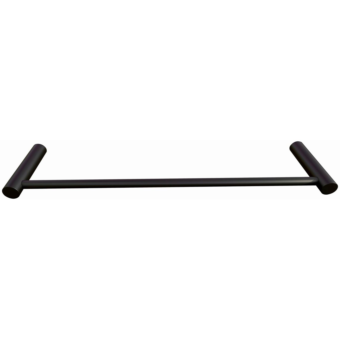 HOUSE RIO BLACK ENKEL HÅNDKLESTANG 60CM, MATT SORT HOUSE RIO BLACK ENKEL HÅNDKLESTANG 60CM, MATT SORT