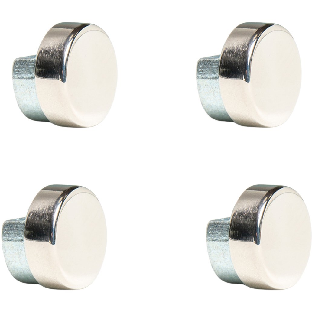 RUNDE SPEILBESLAG 4 STK. Ø22MM, MATT KROM RUNDE SPEILBESLAG 4 STK. Ø22MM, MATT KROM