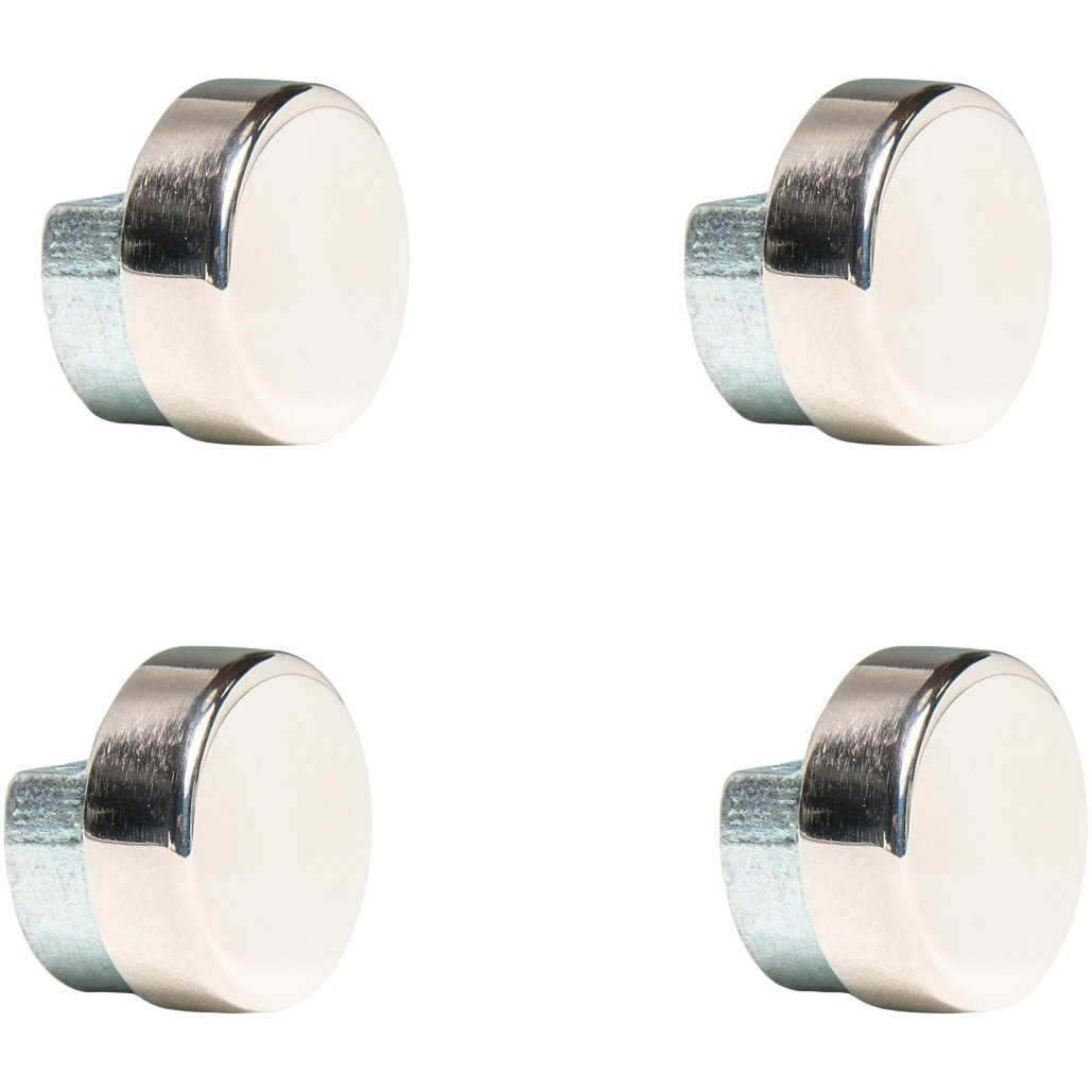 RUNDE SPEILBESLAG 4 STK. Ø22MM, BLANK KROM RUNDE SPEILBESLAG 4 STK. Ø22MM, BLANK KROM
