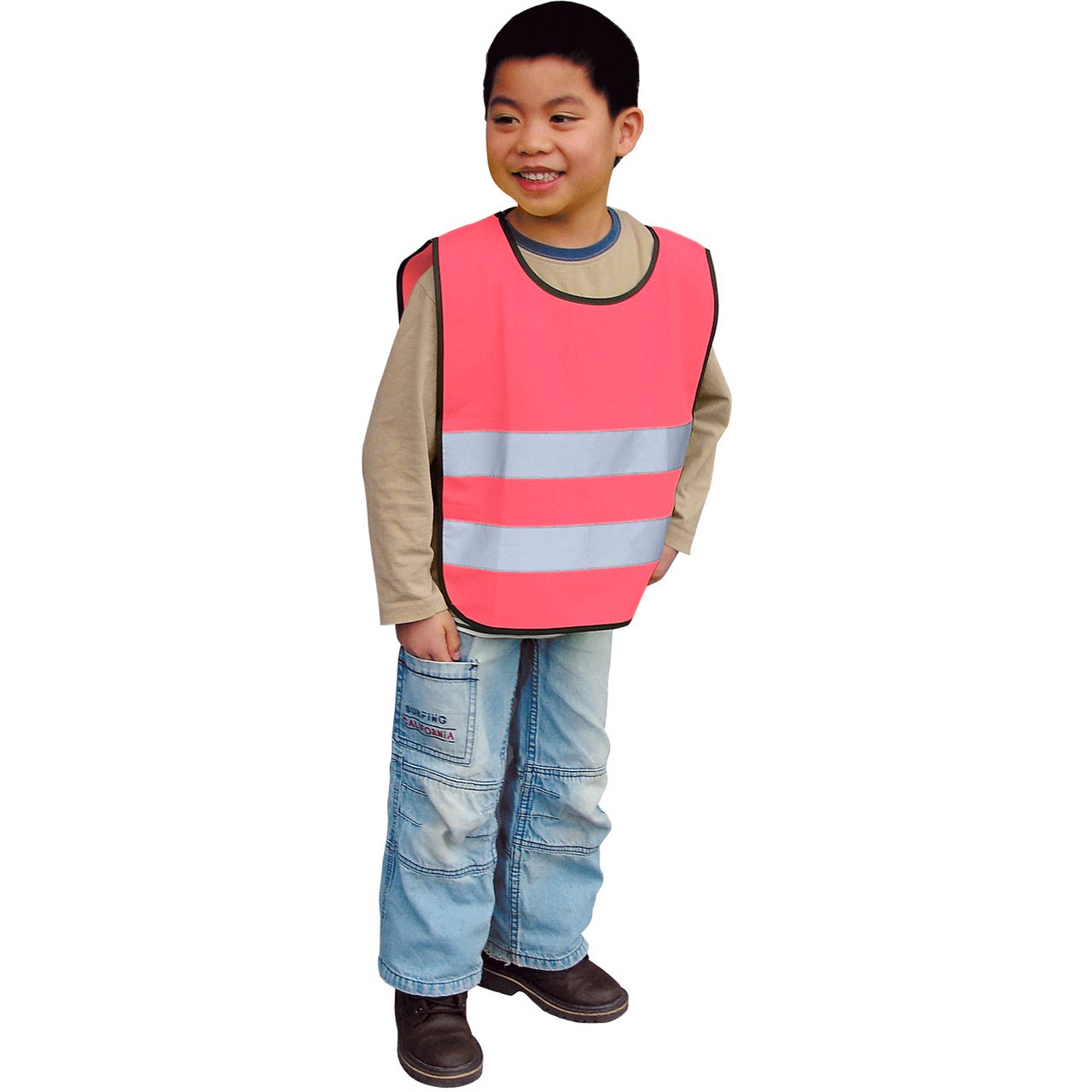 RAWLINK REFLEKSVEST BARN ROSA