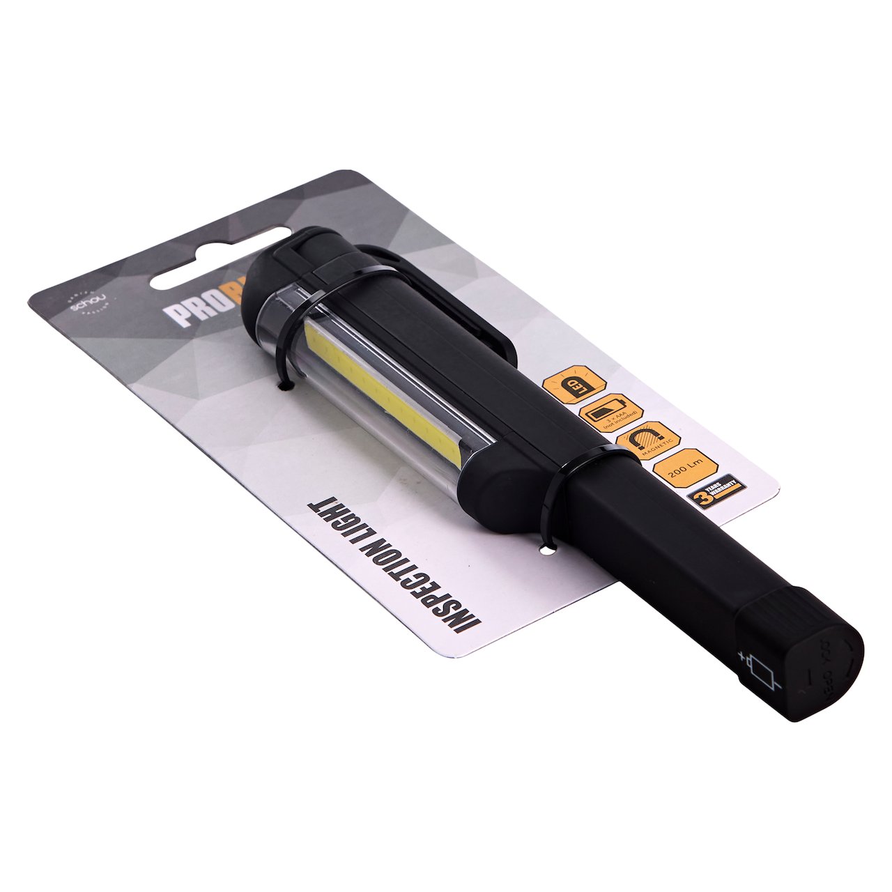 PROBUILDER INSPEKSJONSLYKT LED 200 LUMEN 16X3.5X1.5CM PROBUILDER INSPEKSJONSLYKT LED 200 LUMEN 16X3.5X1.5CM