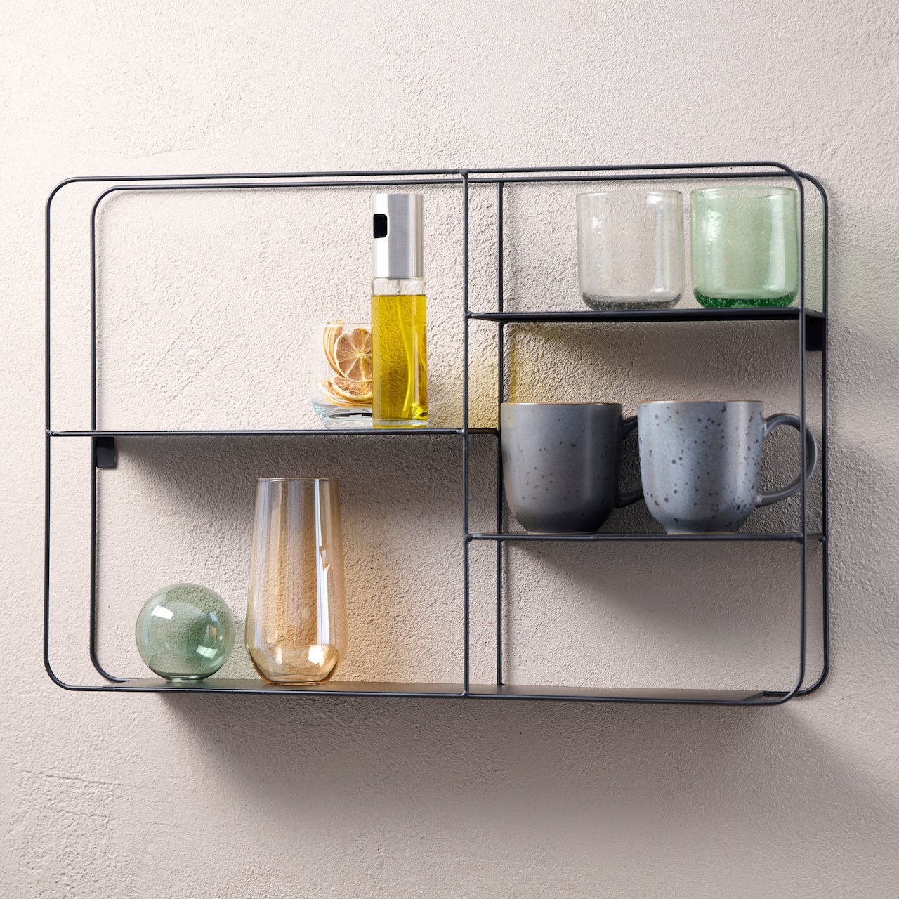 DAY VEGGHYLLE 57X40X10 CM SORT DAY VEGGHYLLE 57X40X10 CM SORT