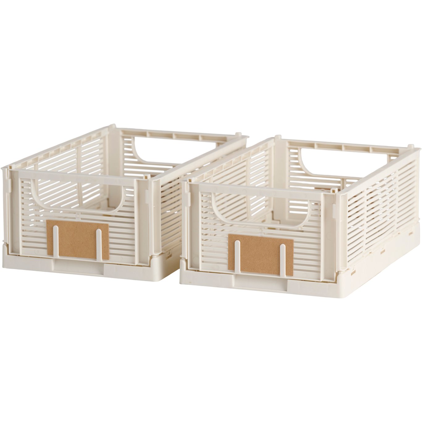 DAY SAMMENLEGGBAR KASSE 2STK 25X16.5X10CM OFFWHITE DAY SAMMENLEGGBAR KASSE 2STK 25X16.5X10CM OFFWHITE