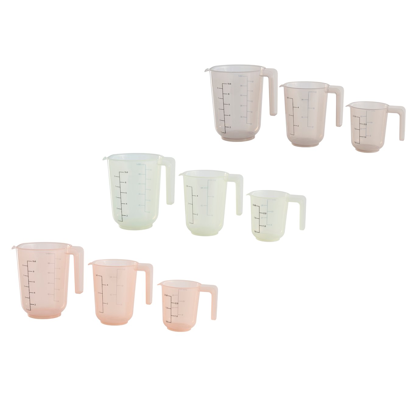 DAY LITERMÅLSETT 0,25L 0,5L 1L FARGET DAY LITERMÅLSETT 0,25L 0,5L 1L FARGET