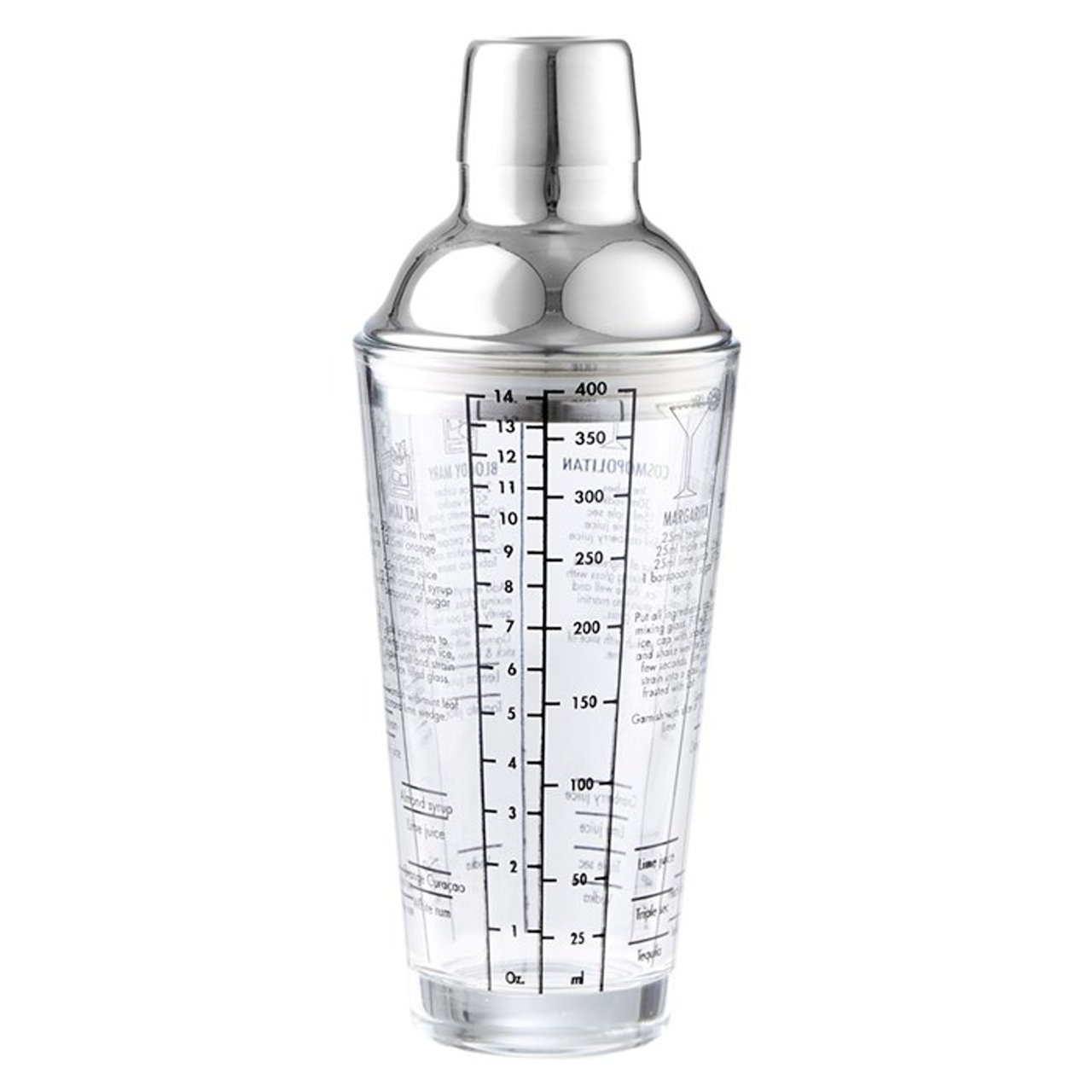 DAY COCKTAILSHAKER 400ML KLAR/RF.STÅL DAY COCKTAILSHAKER 400ML KLAR/RF.STÅL