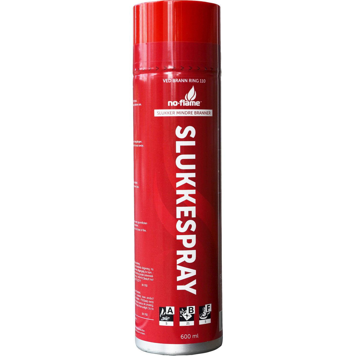 NO-FLAME AERSOL SLUKKESPRAY 600ML