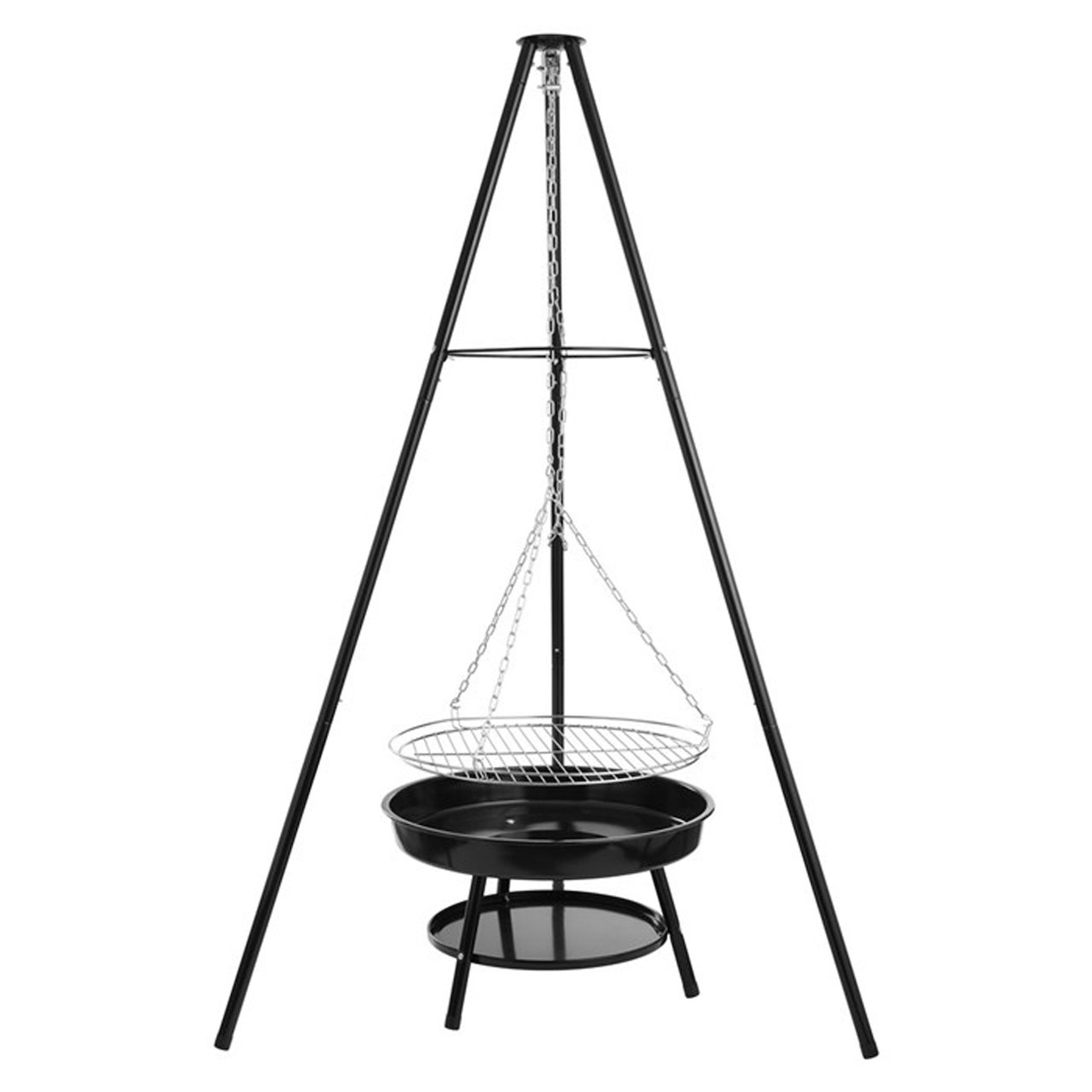 BÅLPANNE TRIPOD 52CM M/GRILLRIST BÅLPANNE TRIPOD 52CM M/GRILLRIST