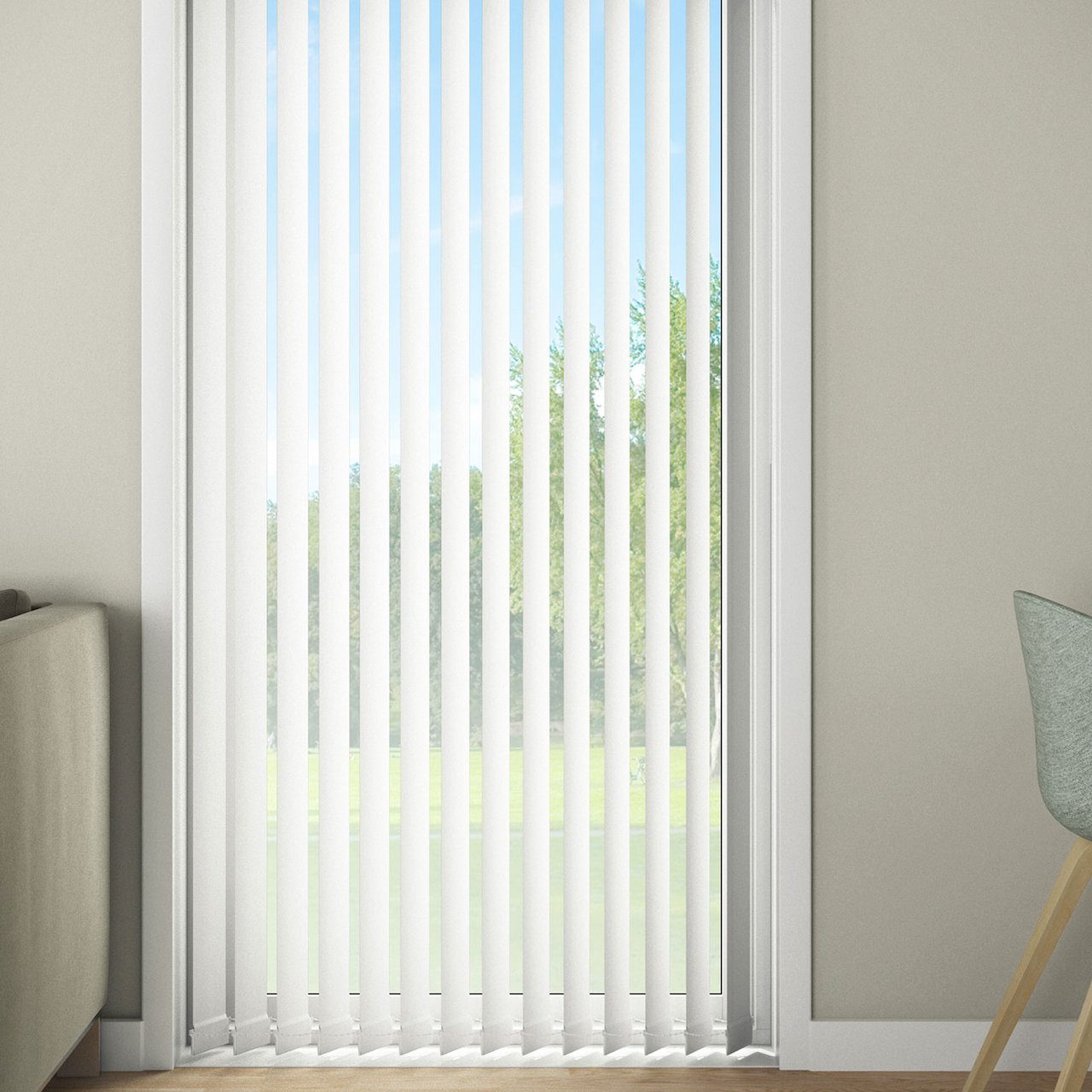 DEBEL LAMELLANLEGG ECLIPSE LYSTETT HVIT 150X250