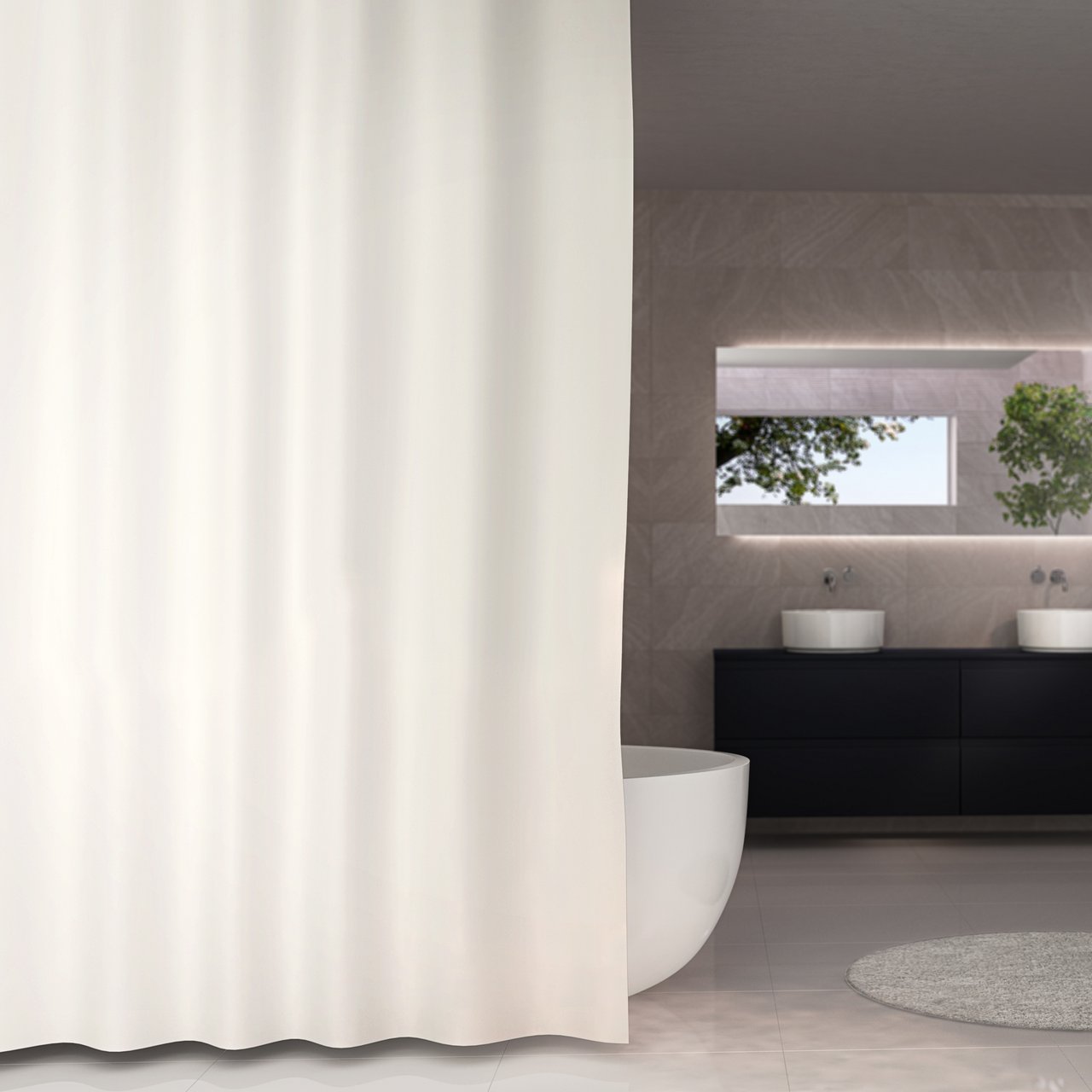 DEBEL DUSJFORHENG UNI 120X200CM HVIT DEBEL DUSJFORHENG UNI 120X200CM HVIT