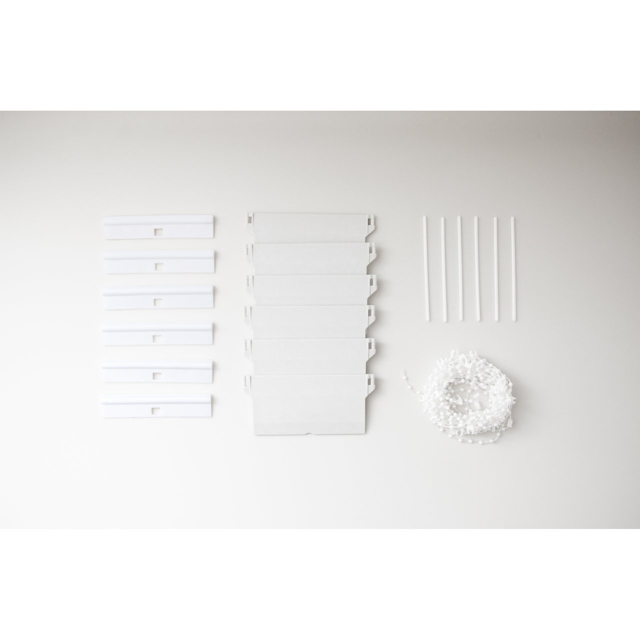 DEBEL KIT TIL LAMELLGARDIN HVIT 89MM DEBEL KIT TIL LAMELLGARDIN HVIT 89MM