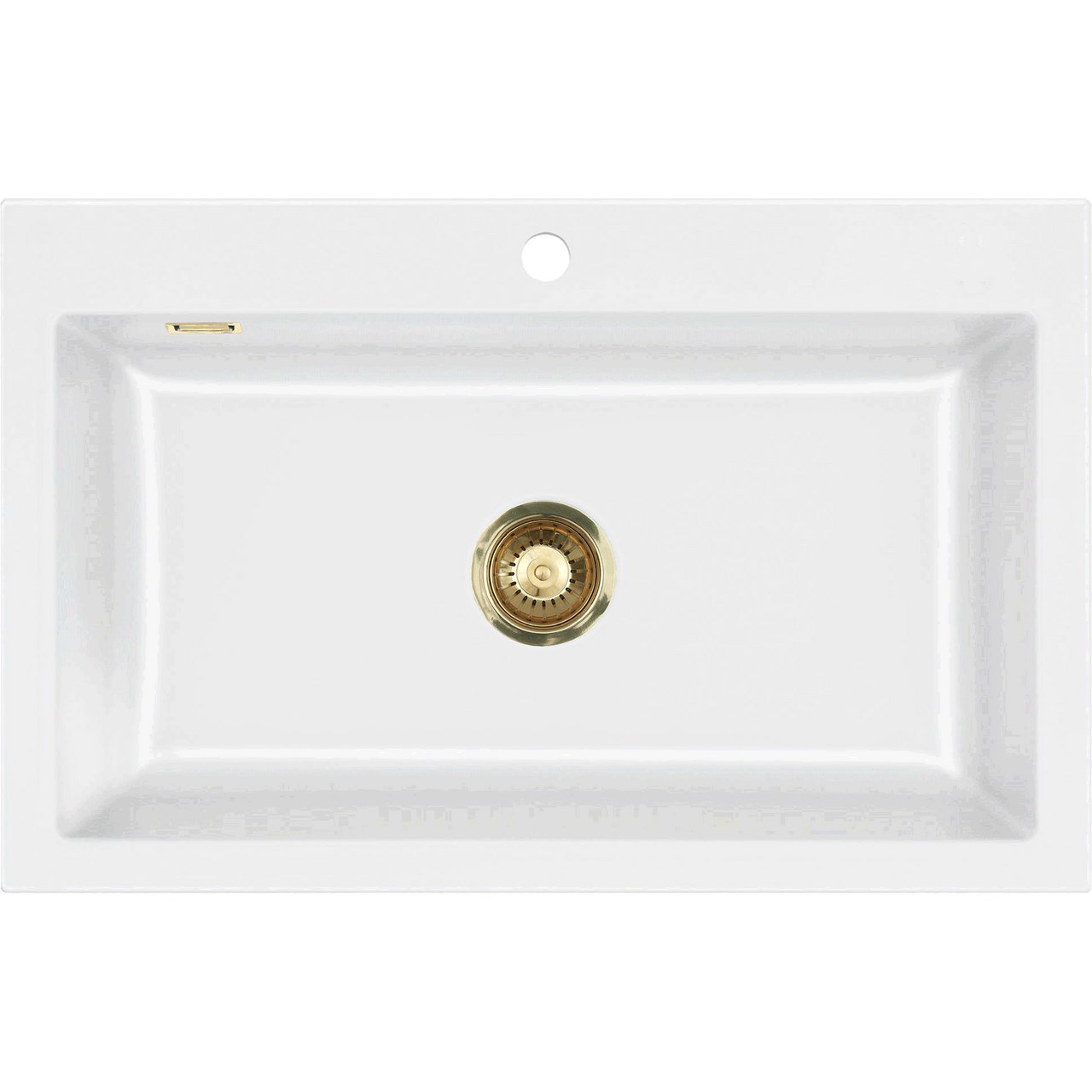 LAVABO MERA 80 KERAMIKK KJØKKENVASK HVIT M/MESSING BUNNVENTIL LAVABO MERA 80 KERAMIKK KJØKKENVASK HVIT M/MESSING BUNNVENTIL