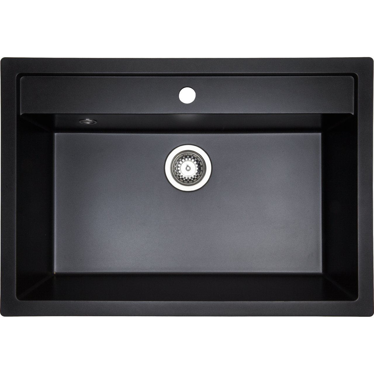 LAVABO JUPITER 80 KOMPOSITT KJØKKENVASK SORT M/KROM BUNNVENTIL LAVABO JUPITER 80 KOMPOSITT KJØKKENVASK SORT M/KROM BUNNVENTIL